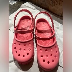 Women’s Pink Mary Jane Crocs